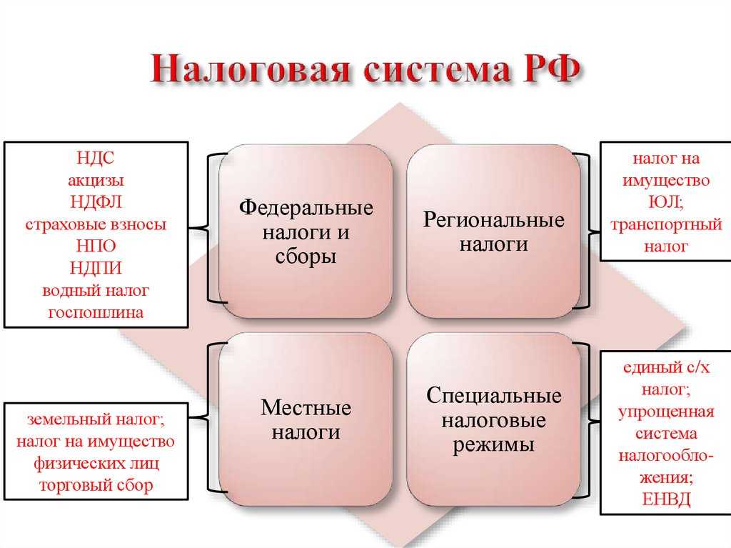 Налоговая система рф: понятие, элементы и структура. v
