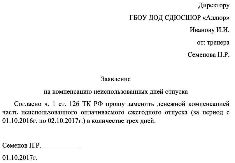 Когда сгорают неиспользованные дни очередного отпуска