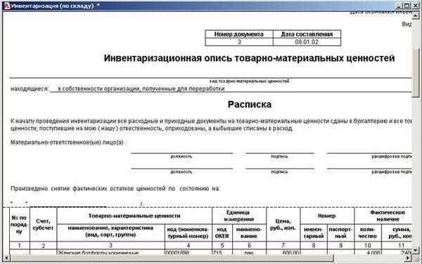 Приказ о проведении инвентаризации - в каких случаях происходит оформление