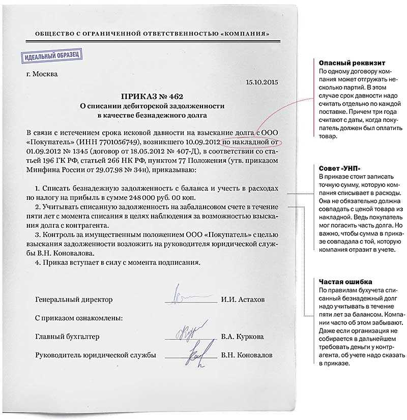 Как быть, если забыли списать безнадежную дебиторку