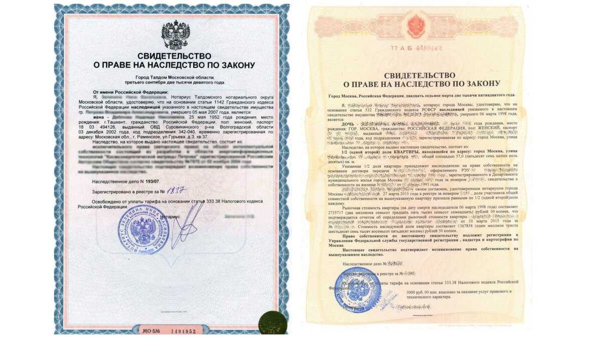 Выдача свидетельства о праве на наследство: сроки и порядок оформления, по которым нотариус выдает наследникам документ, подтверждающий право на наследственное имущество по закону и по завещанию | наследство и завещание в 2024 году