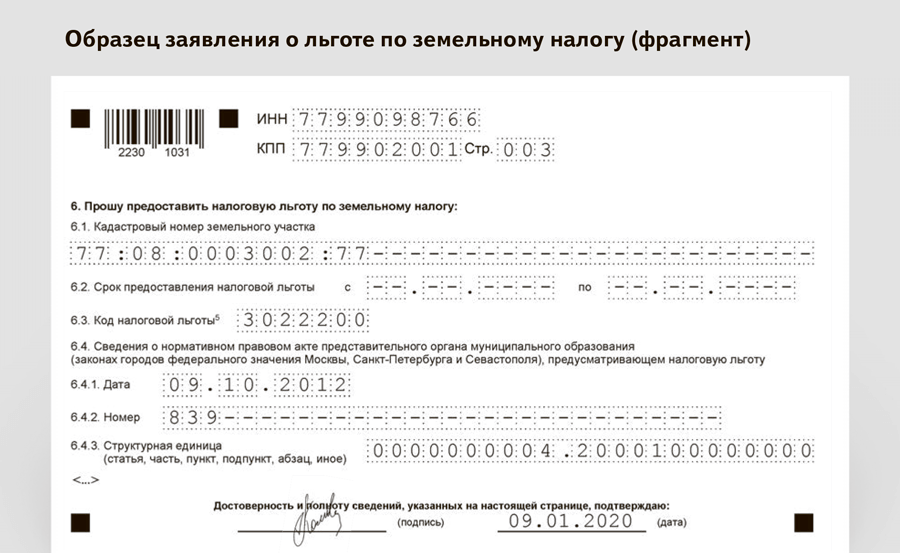 Бланк и образец заполнения формы по кнд 1150063