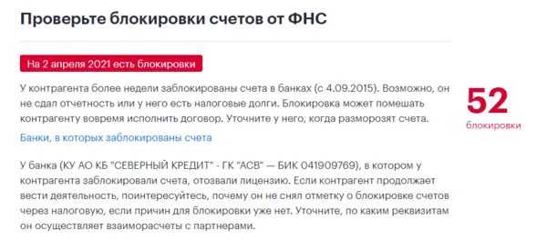 Банкинформ — проверить приостановление операций по счетам в банке