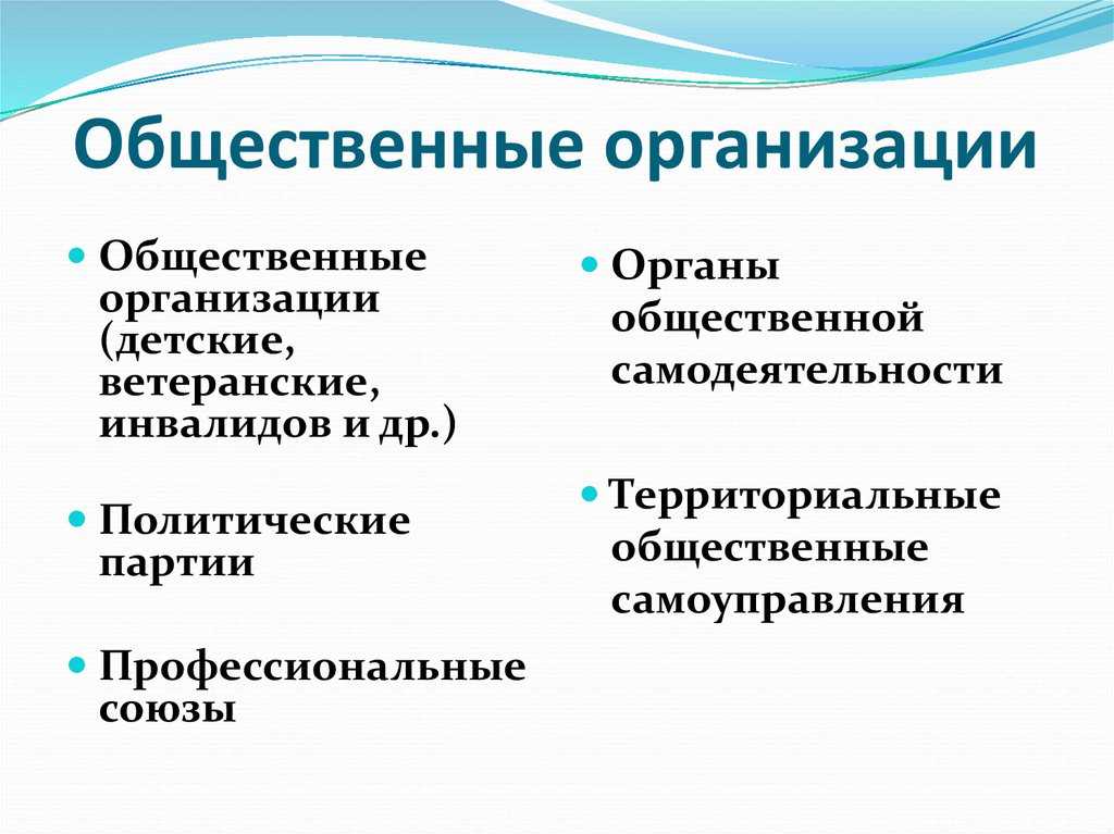 Собственность общественных организаций это кратко