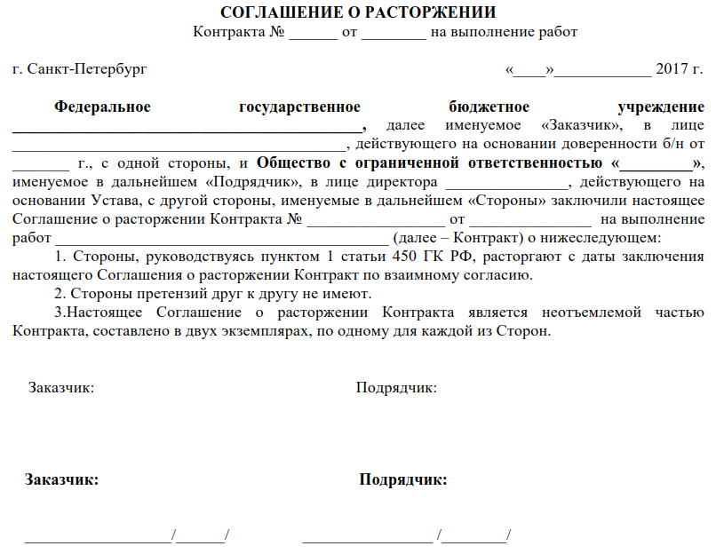 Нарушение существенных условий договора - бизнес статьи
