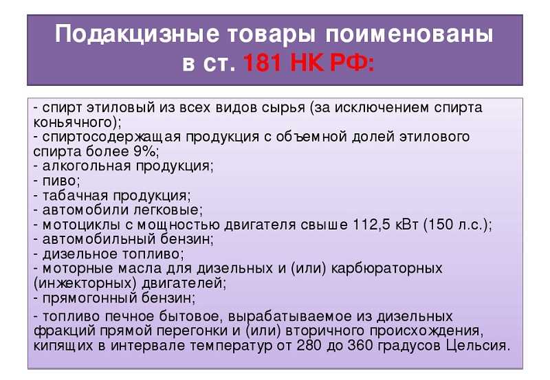 Подакцизные товары перечень 2024 года этого вида товаров установлен в ст 181 НК РФ Какие товары относятся к подакцизным Какие разновидности подакцизных товаров существуют Читайте об этом в нашей статье