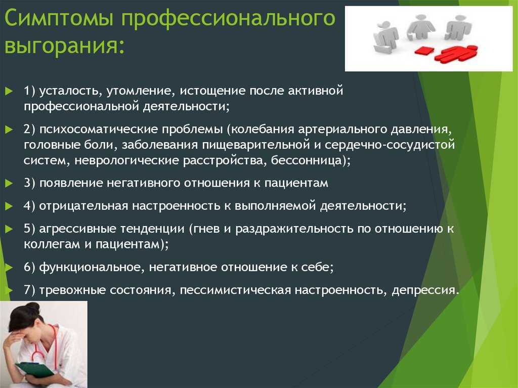 Синдром профессионального эмоционального выгорания