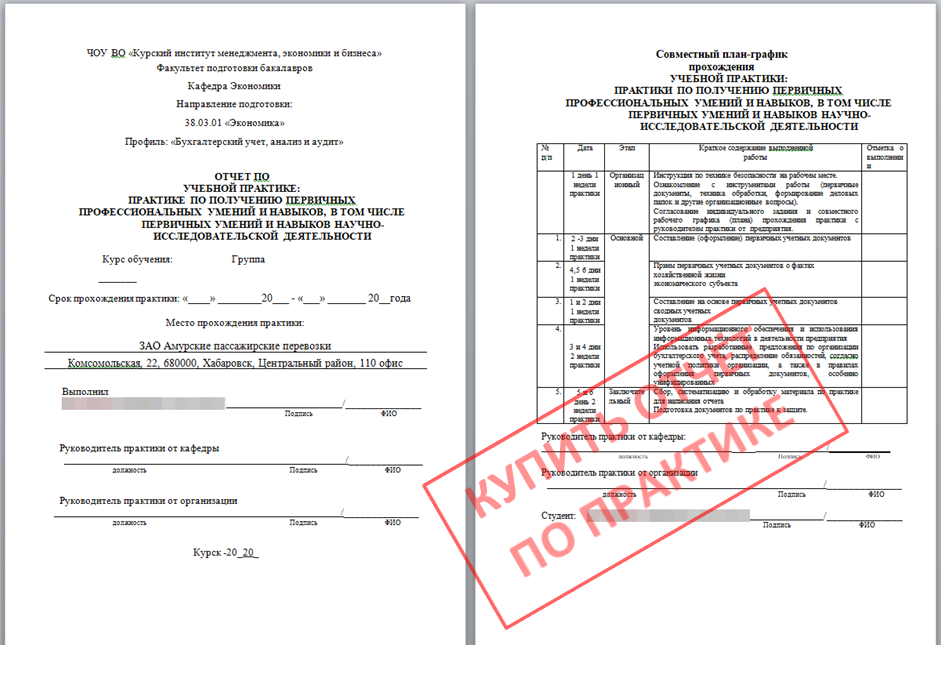 Отчет по практике в ооо "???"