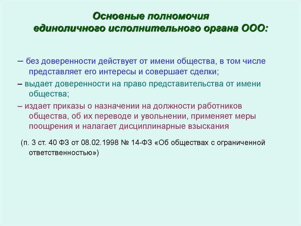 Передача полномочий единоличного исполнительного органа по доверенности: есть ли предел?
