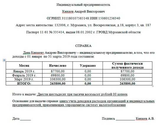Новая справка о доходах за 3 месяца в соцзащиту или отдел субсидий  в 2024 году