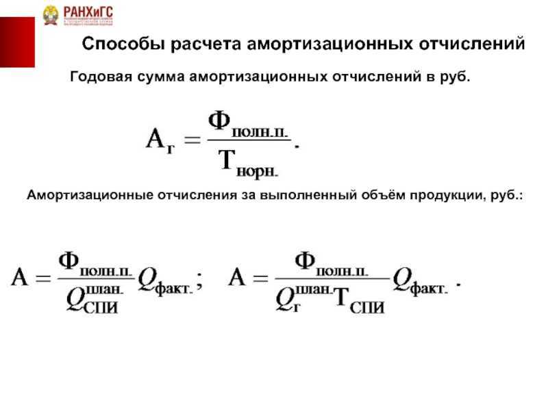 Износ и амортизация основных фондов