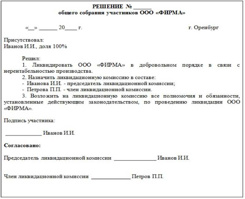Кто может быть ликвидатором при ликвидации ооо?