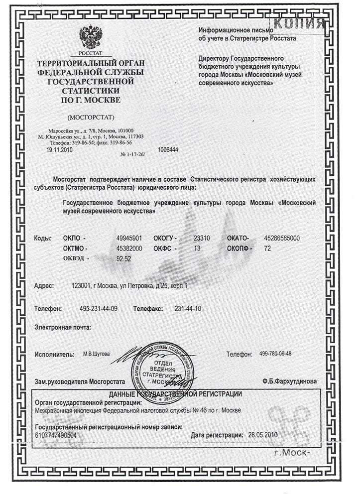 Как получить коды статистики: 4 способа