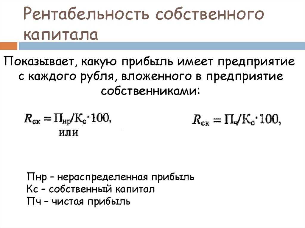Калькулятор рентабельности собственного капитала | легко рассчитать roe