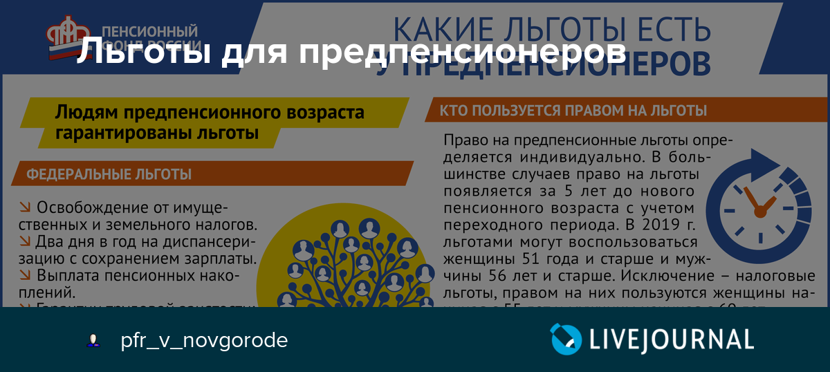 Права и льготы предпенсионера - скачать инструкцию к действию. льготы