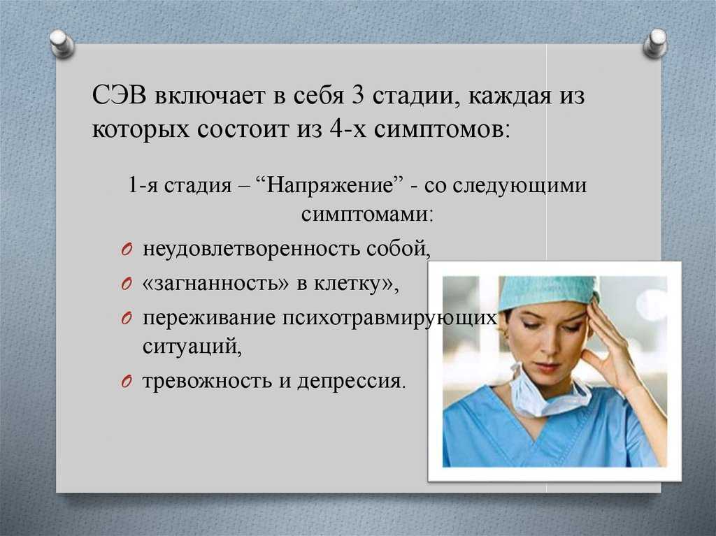 Профессиональное выгорание самодиагностика и профилактика